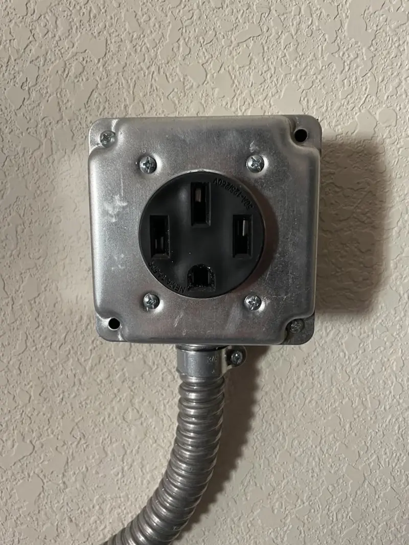 NEMA 14-50 outlet installed for Smart Home Electrical in Nitro