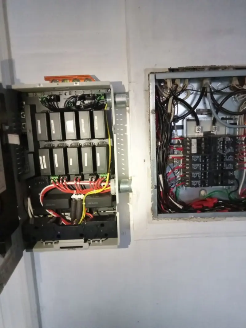 Electrical panel upgrade completed for Indoor Lighting Installation in Nitro
